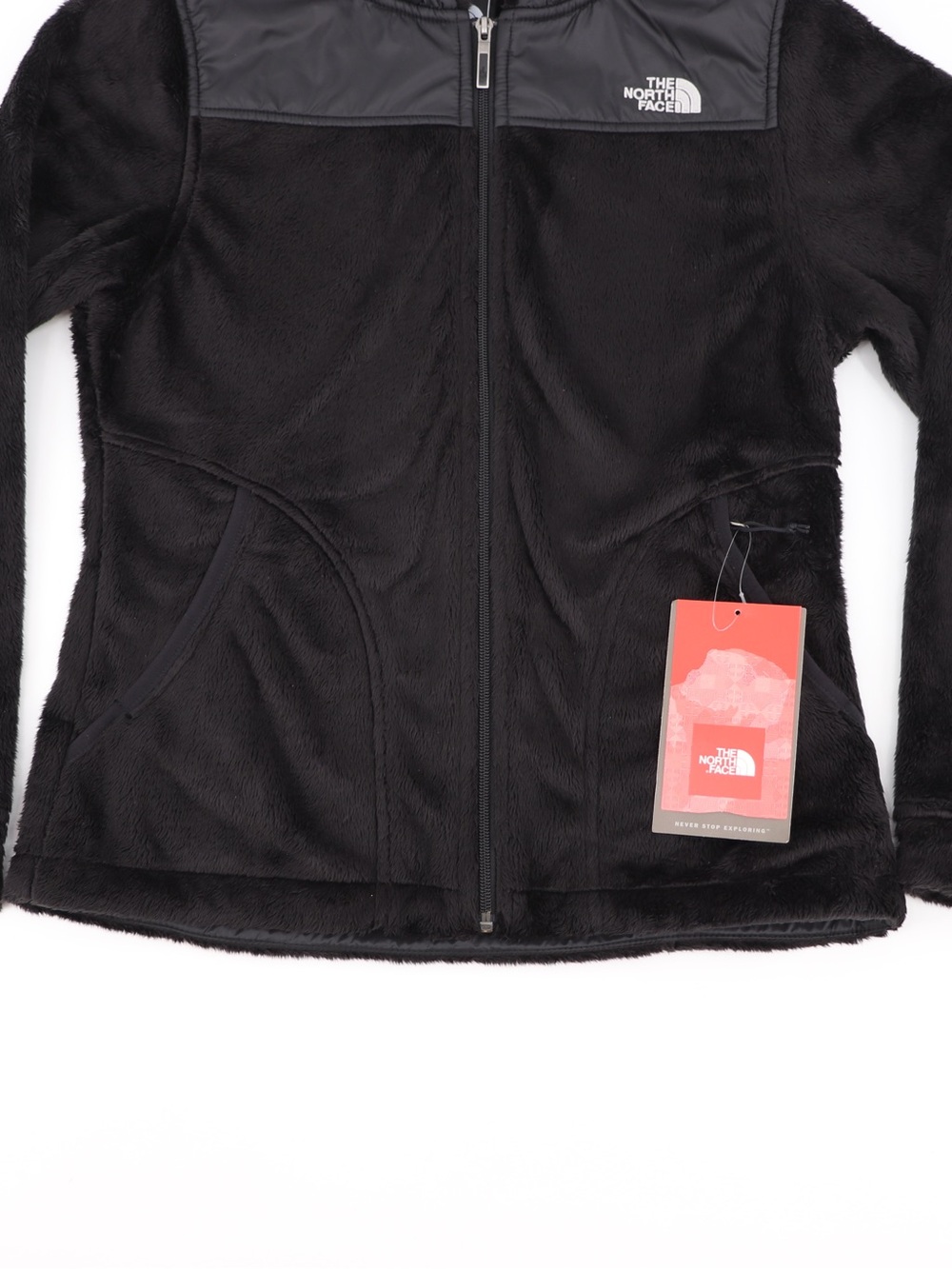 Brand New The North Face Women's Small Oso Fleece Hoodie Jacket Black - Picture 3 of 13